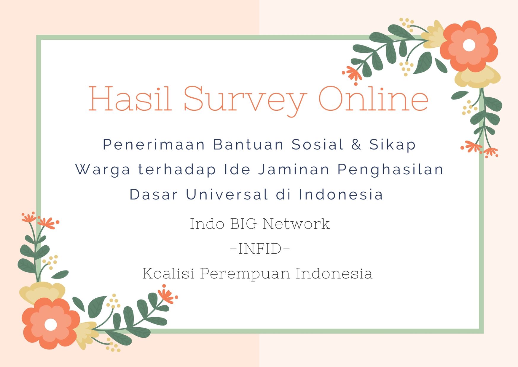Ayo Dukung diterapkan Penghasilan Dasar Universal