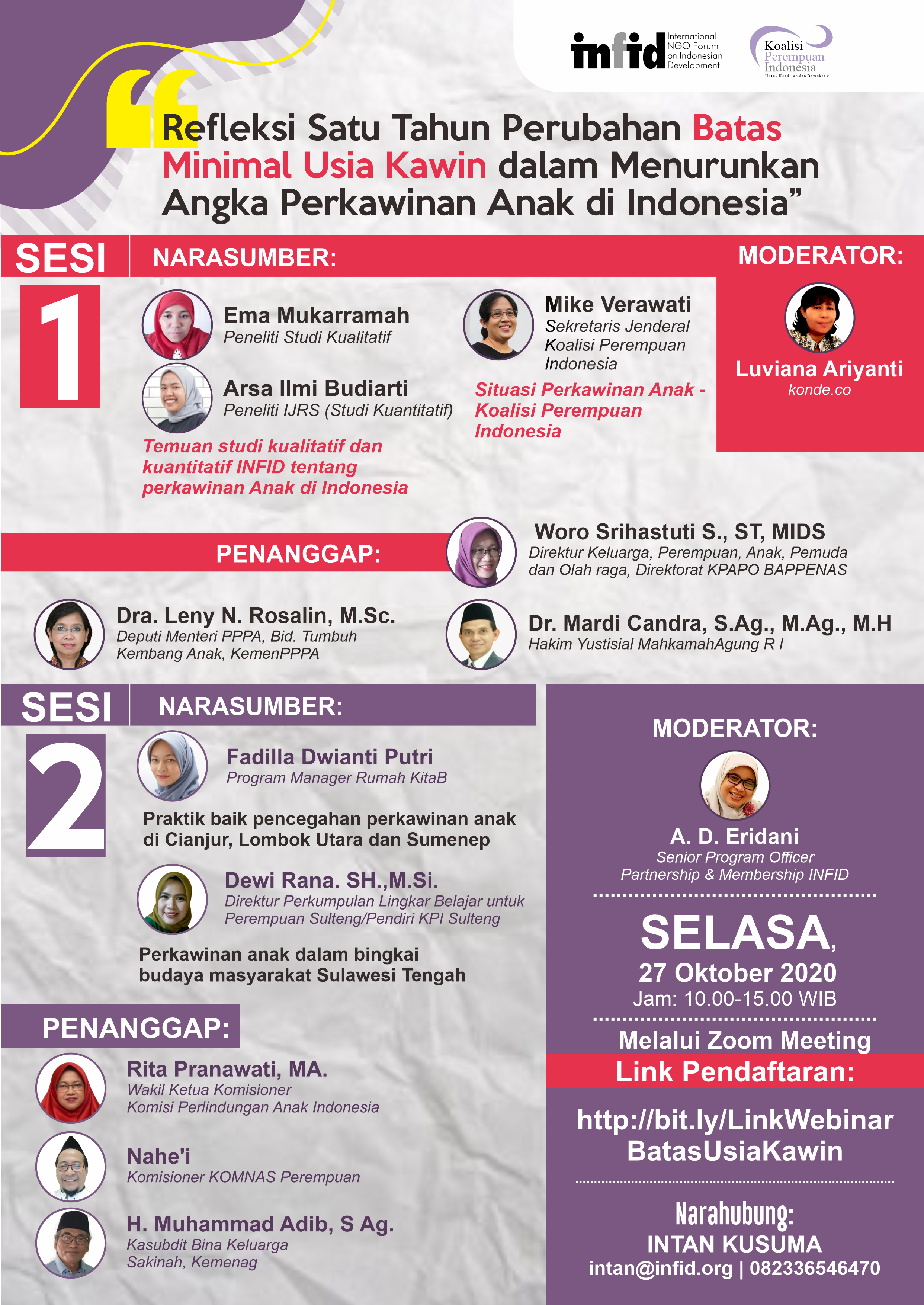Siaran Pers INFID – Koalisi Perempuan Indonesia